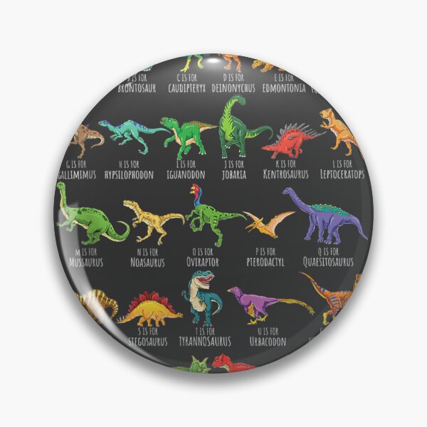 Item preview, Types Of Dinosaurs Alphabet A-Z ABC Dino Identification designed and sold by studiorabit.