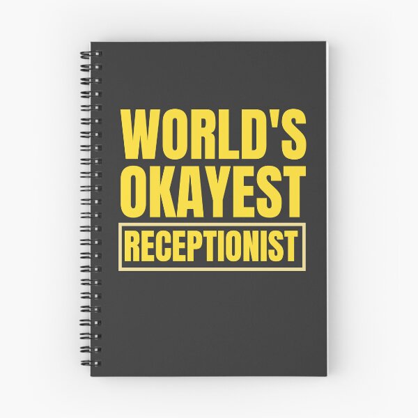 Item preview, World's Okayest Receptionist designed and sold by Yallwofunart.