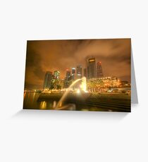 Singapore City Greeting Card