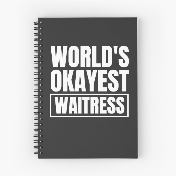 Item preview, World's Okayest Waitress designed and sold by Yallwofunart.