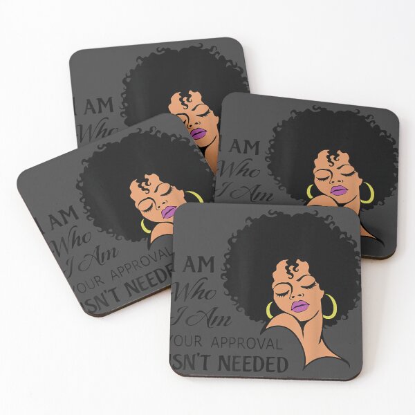 Item preview, Black Queen Lady Curly Natural Afro African American Ladies designed and sold by studiorabit.