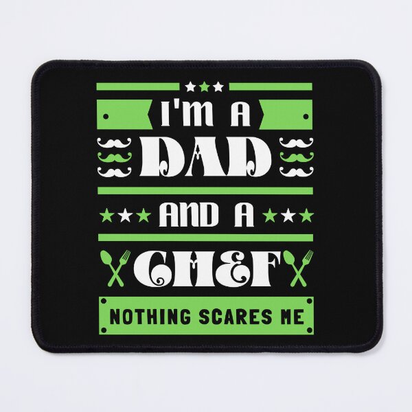 Item preview, Nothing Scares Me I'm A Dad And A Chef best dad ever funny Gift designed and sold by ANONYMOSHOP.
