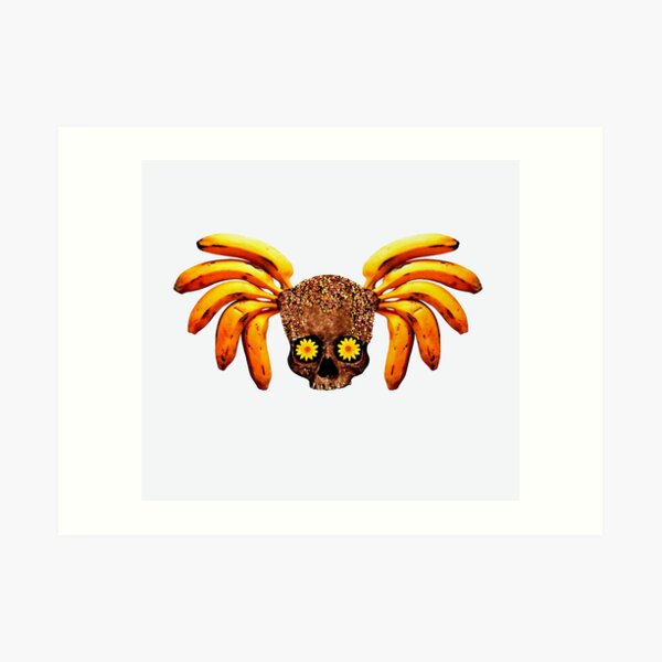 Banana Skull Art Print