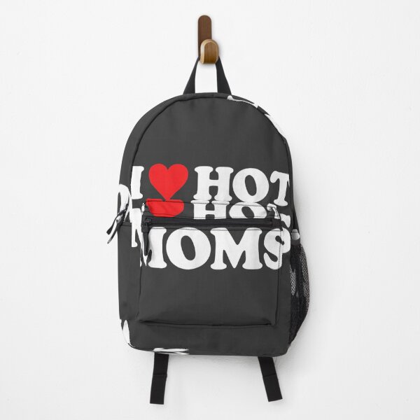 Item preview, I Love Hot Moms Tshirt Funny Red Heart Love Moms designed and sold by studiorabit.