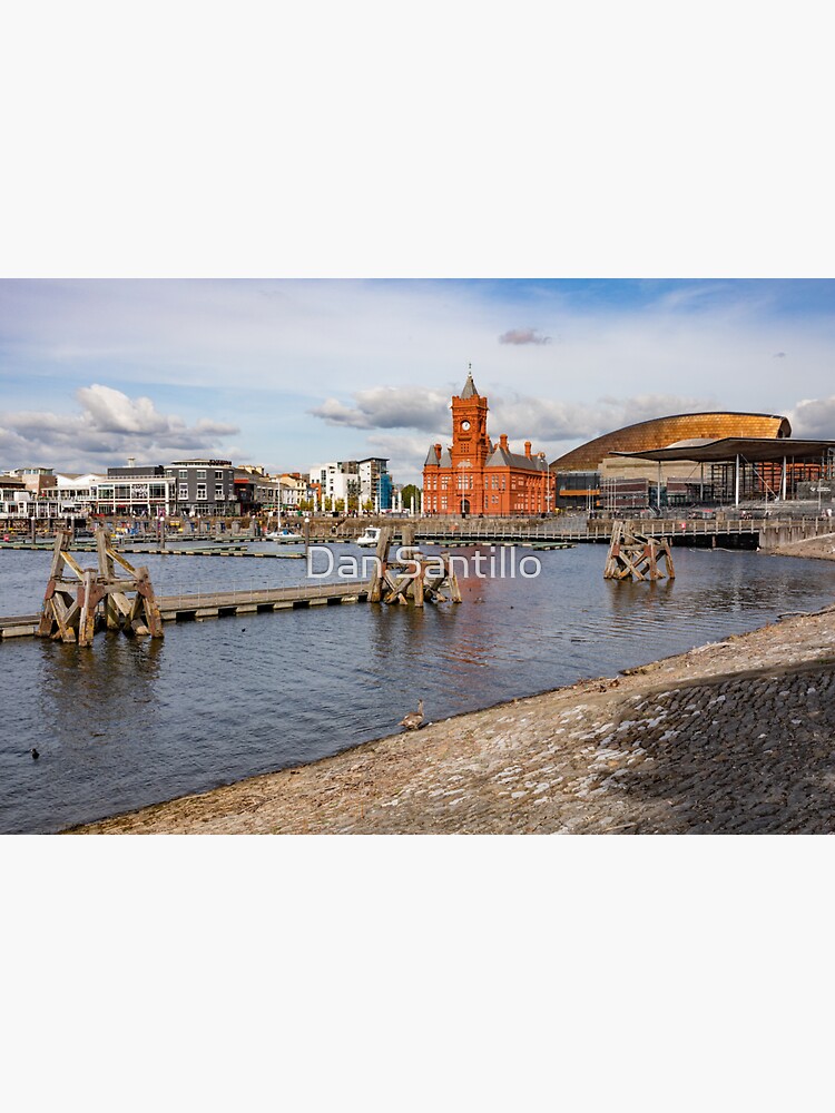 "Mermaid Quay, Cardiff Bay, Wales" Sticker for Sale by dasantillo