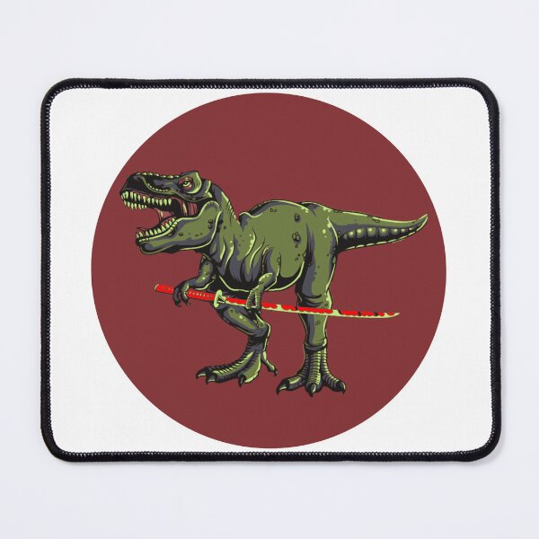 Item preview, Japanese Samurai Dinosaur T-Rex with Katana Dinosaur Samurai designed and sold by Minnesnowta.
