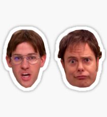 Pegatina jim dwight - genial como paquete de pegatinas o falda o leggings o cualquier cosa que desees