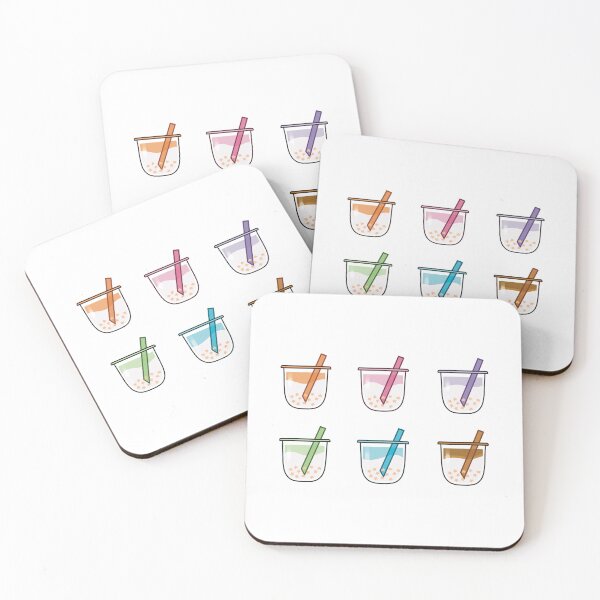 Item preview, mango star jelly boba sticker pack designed and sold by sunfloras.