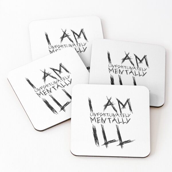 Item preview, Scratchy Text: I am Unfortunately Mentally Ill designed and sold by SomeDesignThing.