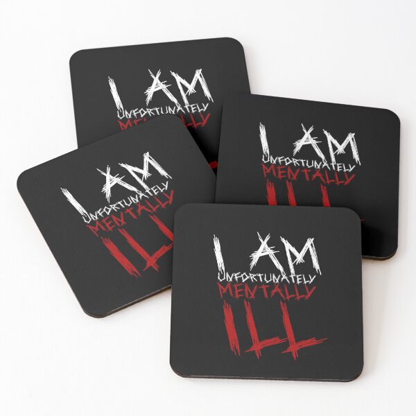 Item preview, Scratchy Text: I am Unfortunately Mentally Ill designed and sold by SomeDesignThing.