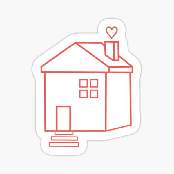 Harry S House Red Sticker For Sale By Suh44 Redbubble