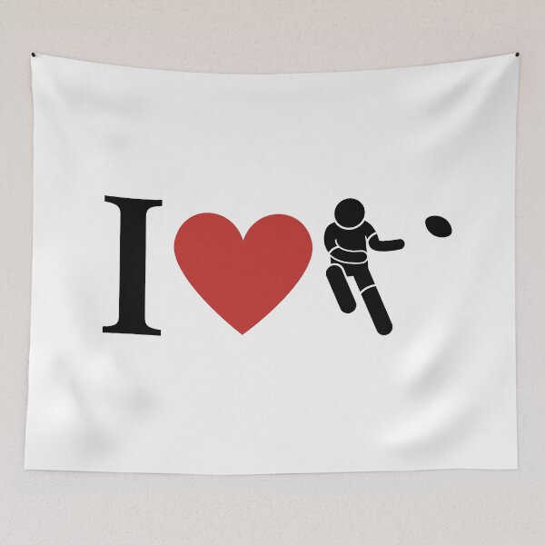 Item preview, I Love Rugby Simple designed and sold by freedom4life.