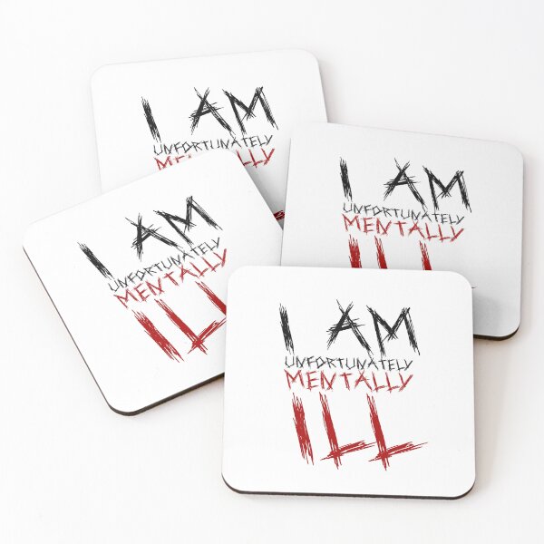 Item preview, Scratchy Text: I am Unfortunately Mentally Ill designed and sold by SomeDesignThing.