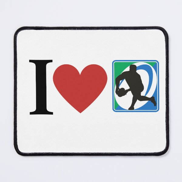 Item preview, I Love Rugby Simple designed and sold by freedom4life.