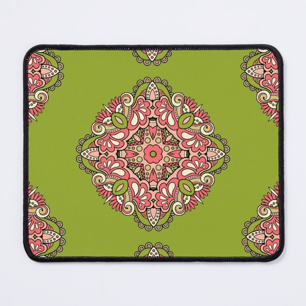 Item preview, Green leaves mandala  designed and sold by MamaMiaomiao.