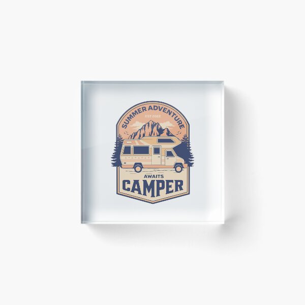 Item preview,  Summer Adventure Awaits Camper designed and sold by formylovelydog.