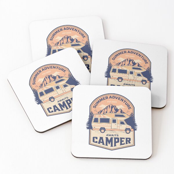 Item preview,  Summer Adventure Awaits Camper designed and sold by formylovelydog.