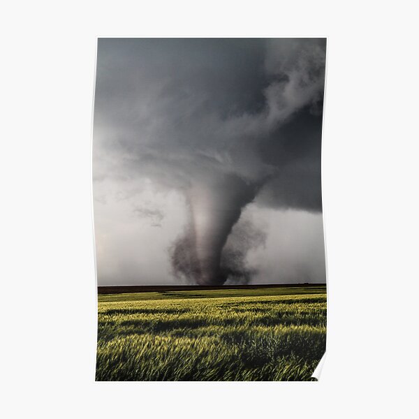Details about   Nature Weather Tornado Storm Fabric Print Poster 18x12 36x24" 