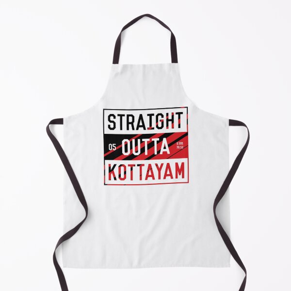 Item preview, Straight Outta Kottayam | Black and red | Funny Malayalam Phrases designed and sold by DrawingBoard.