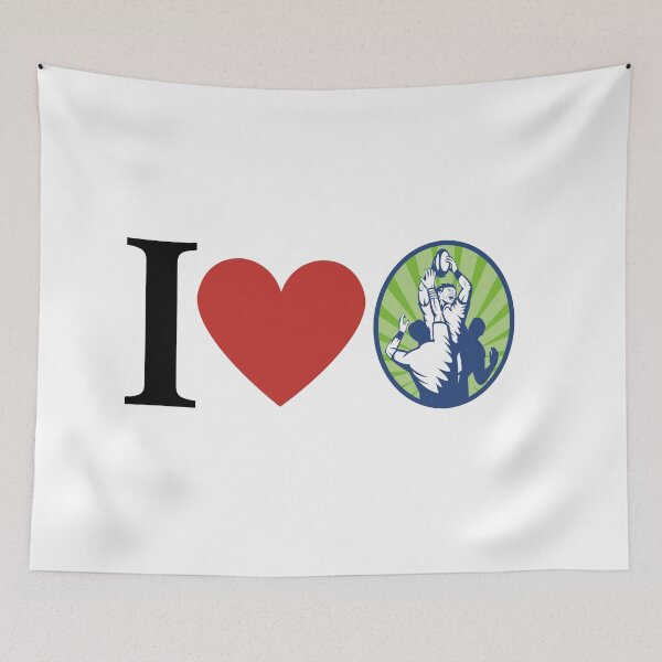 Item preview,   I Love Rugby Lineout  designed and sold by freedom4life.