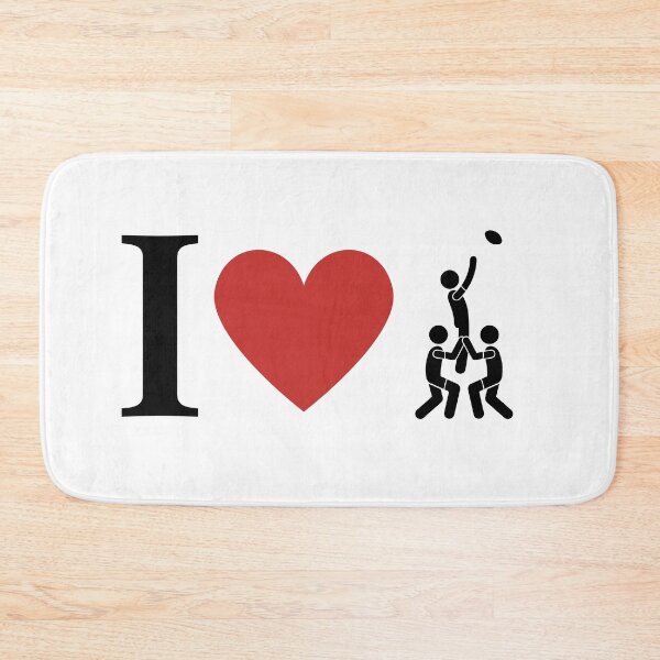 Item preview, I Love Rugby Lineouts designed and sold by freedom4life.