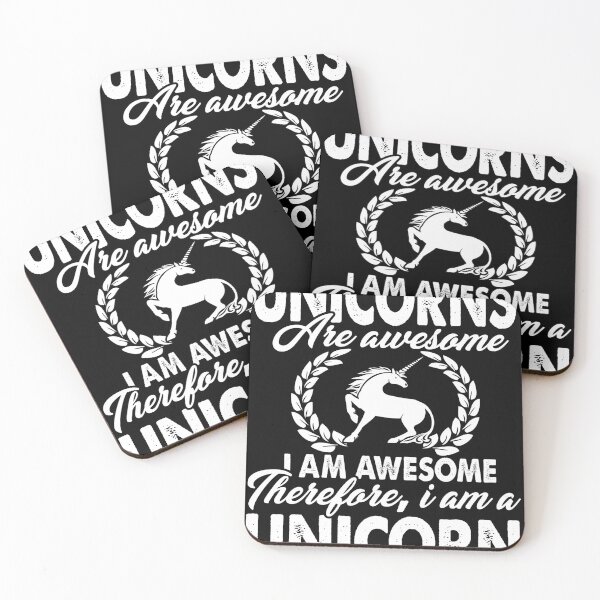 Item preview, Unicorn Are Awesome I Am Awesome Therefore I Am A Unicorn designed and sold by UnknownArtistt.