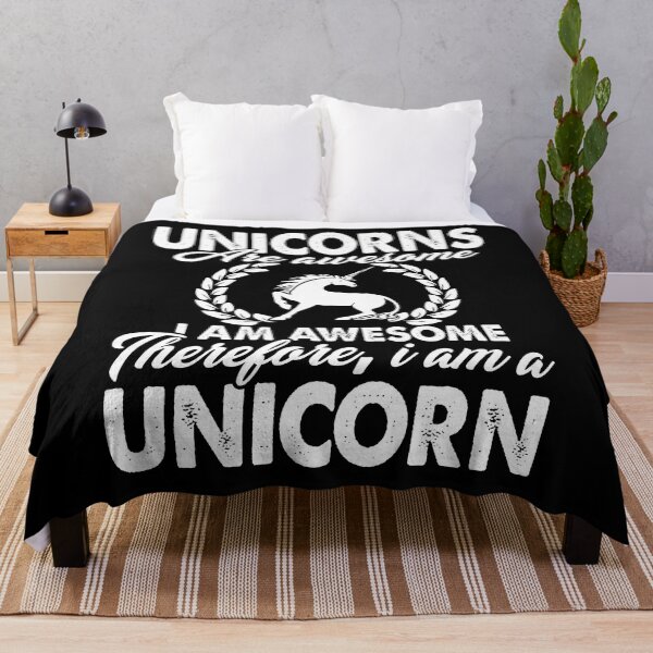 Item preview, Unicorn Are Awesome I Am Awesome Therefore I Am A Unicorn designed and sold by UnknownArtistt.