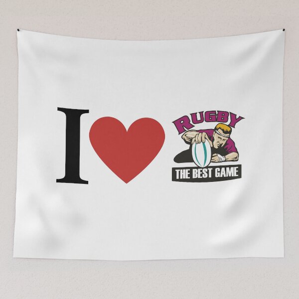 Item preview,  I Love Rugby Best Logo designed and sold by freedom4life.