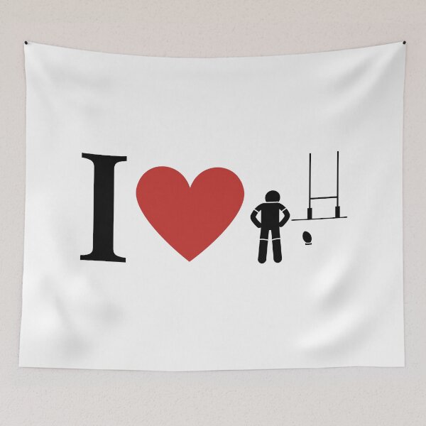 Item preview,   I Love Rugby  Goal Kickers designed and sold by freedom4life.