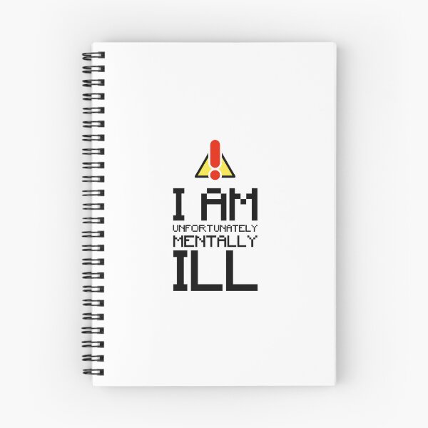 Item preview, Pixel Art Text: I am Unfortunately Mentally Ill designed and sold by SomeDesignThing.