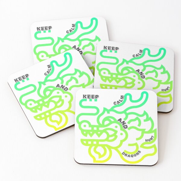 Item preview, Keep Calm And Hunt Dragons Sticker designed and sold by DeliciouSs.