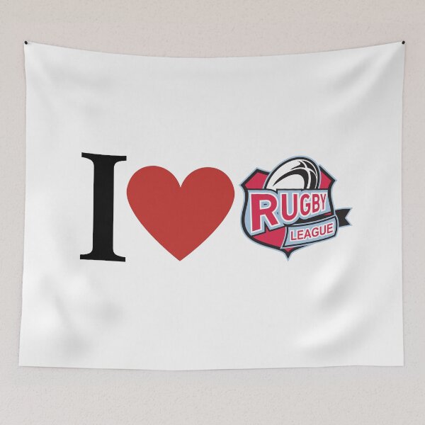 Item preview,  I Love Rugby League Logo designed and sold by freedom4life.