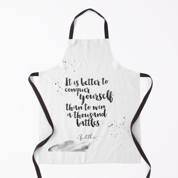 Item preview, It Is Better To Conquer Yourself Than To Win A Thousand Battles - Quotes From Buddha About Peace designed and sold by Buddhaport.