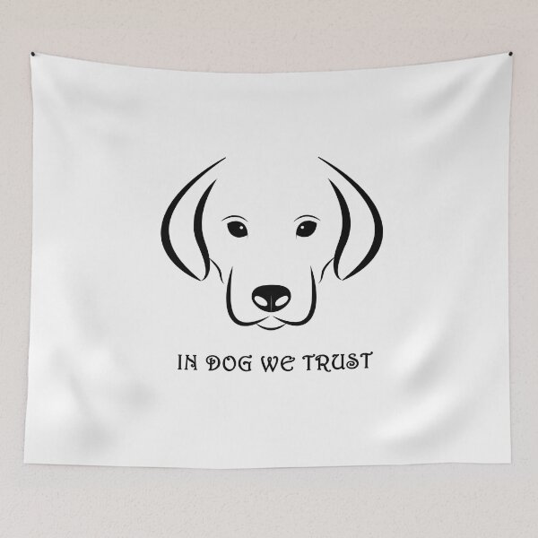 Item preview, In Dog We Trust designed and sold by Minnesnowta.
