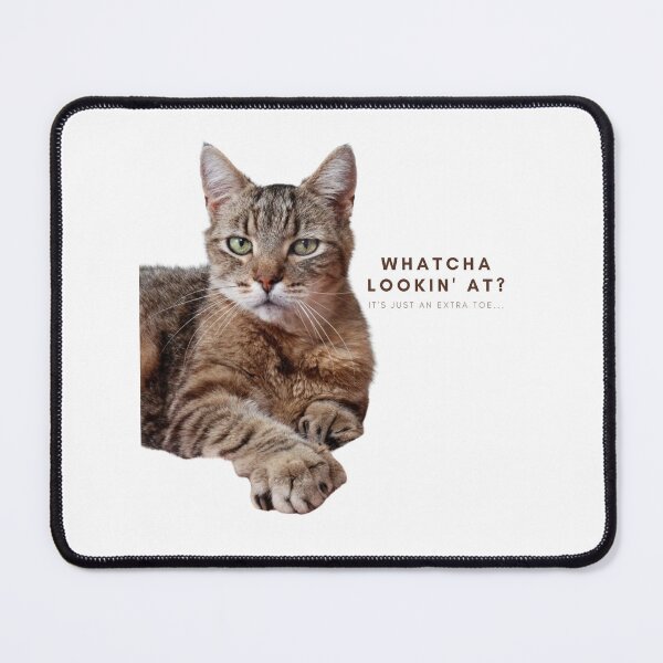 Item preview, Polydactyl Cat Whatcha Lookin' At? designed and sold by TeeKid.