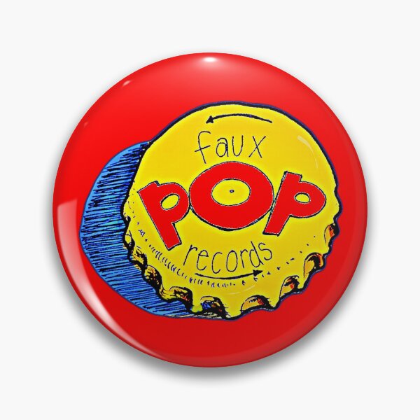 Item preview, Faux Pop Records Bottle Cap Logo in Color designed and sold by JohnnyArtPavlou.