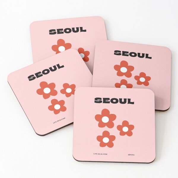 Item preview, Seoul Flower Market, Cherry Blossom Seoul South Korea Spring Summer Cafe Aesthetic, Shirt Sticker Poster, Korean 서울꽃, 서울, 꽃 designed and sold by Common Truth.