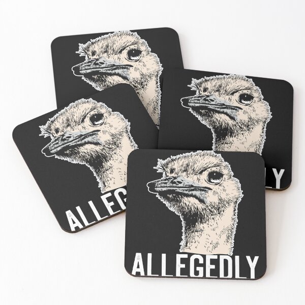 Item preview, Letterkenny Allegedly Ostrich Funny Flightless Bird Face Design  designed and sold by HamishWhitty.