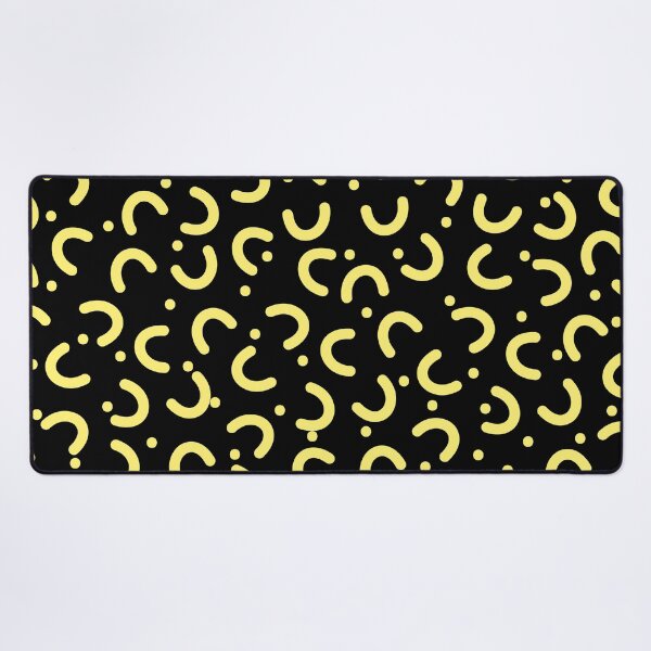 Item preview, Retro Yellow And Black Memphis Pattern designed and sold by risingrocket.