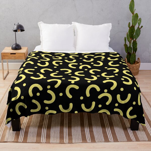 Item preview, Retro Yellow And Black Memphis Pattern designed and sold by risingrocket.