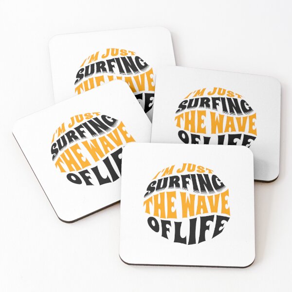 Item preview,  I'm Just Surfing The Wave of Life designed and sold by Surfing Designs.Life.