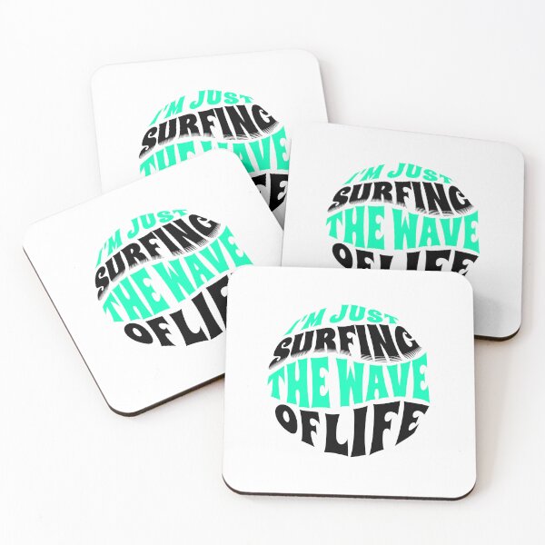 Item preview,  I'm Just Surfing The Wave of Life designed and sold by Surfing Designs.Life.