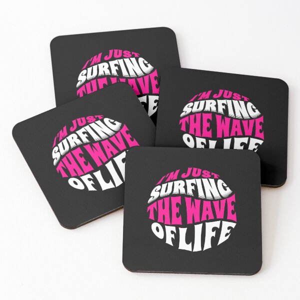Item preview,  I'm Just Surfing The Wave of Life designed and sold by Surfing Designs.Life.