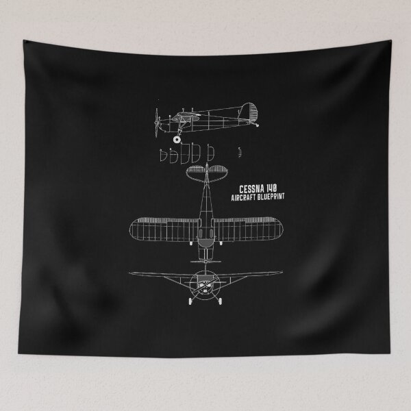 Item preview, Cessna 140 Aircraft Blueprint designed and sold by PodiShawna.