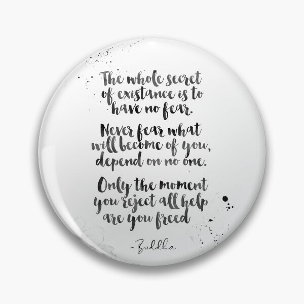 Item preview, Have No Fear, Depend On No One - Quotes From Buddha on life designed and sold by Buddhaport.