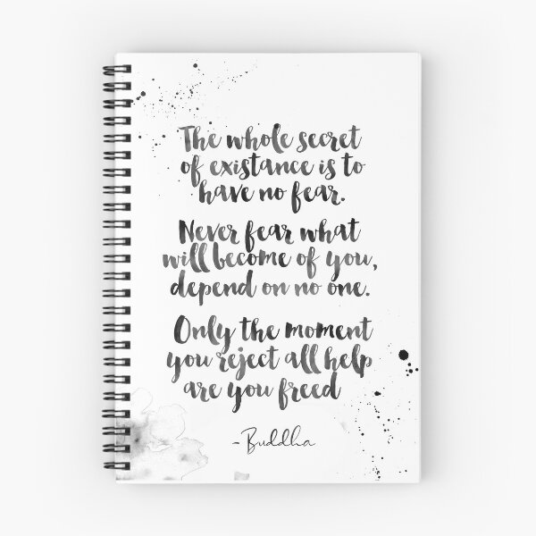 Item preview, Have No Fear, Depend On No One - Quotes From Buddha on life designed and sold by Buddhaport.