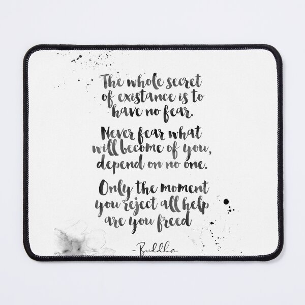 Item preview, Have No Fear, Depend On No One - Quotes From Buddha on life designed and sold by Buddhaport.