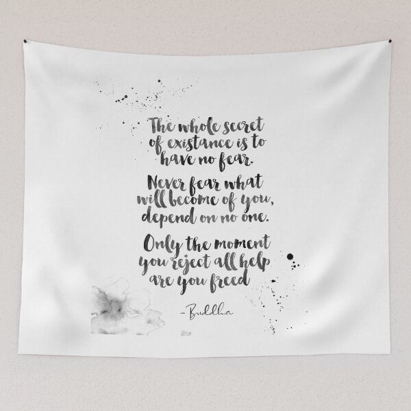Item preview, Have No Fear, Depend On No One - Quotes From Buddha on life designed and sold by Buddhaport.