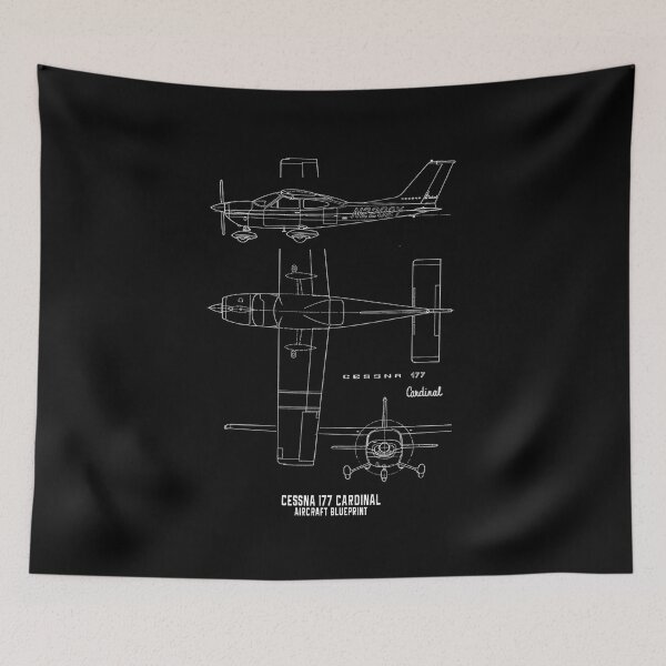 Item preview, Cessna 177 Cardinal Aircraft Blueprint designed and sold by PodiShawna.