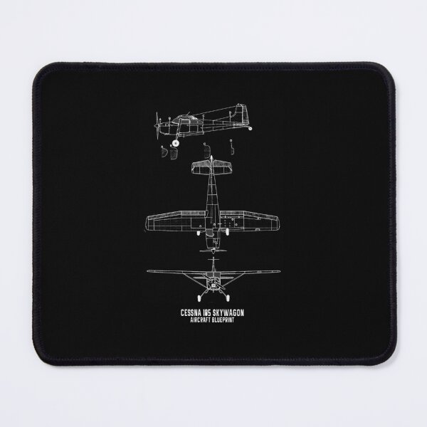 Item preview, Cessna 185 Skywagon Aircraft Blueprint designed and sold by PodiShawna.